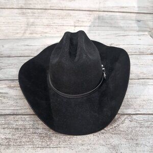 Bailey Black XX Wool Blend Western Cowboy Hat – Men’s 7 1/8